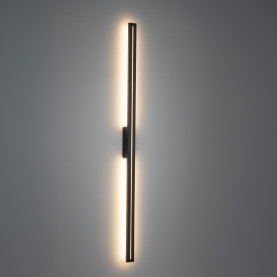Kinkiet zewnętrzny pionowy Linea LED 3000K IP65 121cm szary TK Lighting