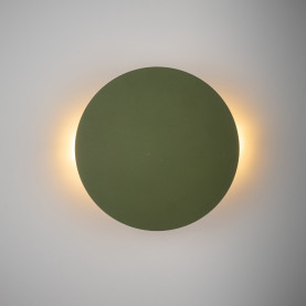Kinkiet okrągły Luna 20cm zielony TK Lighting