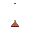Lampa wisząca stożek Matteo 33cm ceglany / sabia TK Lighting