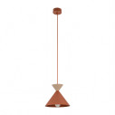 Lampa wisząca stożek Matteo 20cm ceglany / sabia TK Lighting