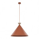 Lampa wisząca stożek Matteo 50cm ceglany / sabia TK Lighting