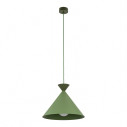Lampa wisząca stożek Matteo Peapod 33cm zielona TK Lighting