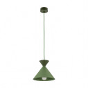 Lampa wisząca stożek Matteo Peapod 20cm zielona TK Lighting