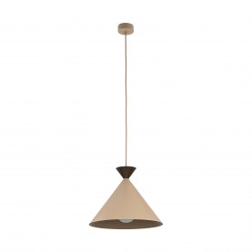 Lampa wisząca stożek Matteo 33cm sabia / brąz TK Lighting