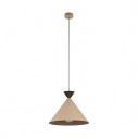 Lampa wisząca stożek Matteo 33cm sabia / brąz TK Lighting