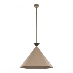 Lampa wisząca stożek Matteo 50cm sabia / brąz TK Lighting