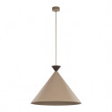 Lampa wisząca stożek Matteo 50cm sabia / brąz TK Lighting