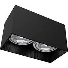Lampa Spot podwójna Groove II Czarny Nowodvorski do kuchni, przedpokoju i i salonu.