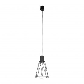 Lampa wisząca druciana Modesto 16cm czarna TK Lighting