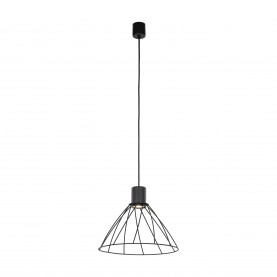 Lampa wisząca druciana Modesto 29,5cm czarna TK Lighting