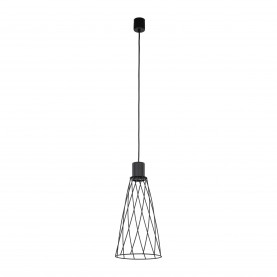 Lampa wisząca druciana Modesto 19cm czarna TK Lighting