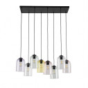 Lampa wisząca szklana Molly VIII 78cm zielona TK Lighting