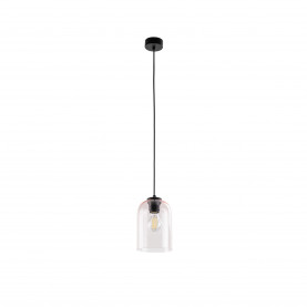 Lampa wisząca szklana Molly 14cm różowa TK Lighting