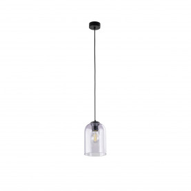 Lampa wisząca szklana Molly 14cm fioletowa TK Lighting