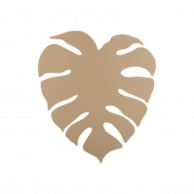 Kinkiet ścienny dekoracyjny Monstera Sabia 49cm beżowy TK Lighting 2