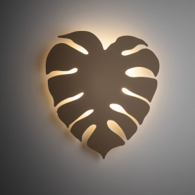 Kinkiet ścienny dekoracyjny Monstera Sabia 49cm beżowy TK Lighting