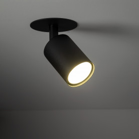 Reflektor pojedynczy podtynkowy Nex czarny TK Lighting