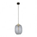 Lampa wisząca szklana loft Omega 20cm grafitowa TK Lighting