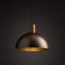 Lampa wisząca loft Oslo 33,5cm brąz / orzech TK Lighting