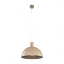 Lampa wisząca skandynawska Oslo Sabia 33,5cm beżowy / drewno TK Lighting