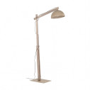 Lampa podłogowa skandynawska Oslo Sabia 180cm beżowy / drewno TK Lighting