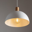 Lampa wisząca skandynawska Oslo 33,5cm biały / sosna TK Lighting