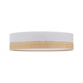 Plafon boho Paglia New 45cm biały / plecionka TK Lighting