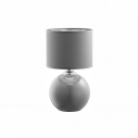 Lampa stołowa szklana z abażurem Palla Small szara TK Lighting