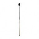 Lampa glamour wisząca tuba Piano 5,2cm złota TK Lighting