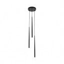 Lampa wiszące tuby Piano III 20cm czarna TK Lighting