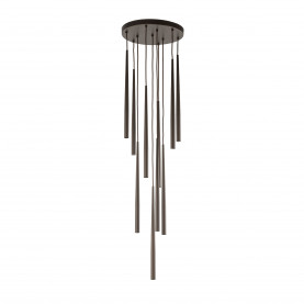 Lampa wiszące tuby Piano X 35cm brązowa TK Lighting
