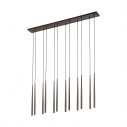 Lampa wiszące tuby Piano XII 120cm brązowa TK Lighting