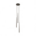 Lampa wiszące tuby Piano III 20cm brązowa TK Lighting
