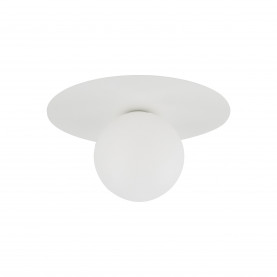 Plafon szklany kula Pixi 25cm biały Lighting