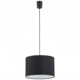 Lampa wisząca z abażurem Rondo 30cm czarna TK Lighting
