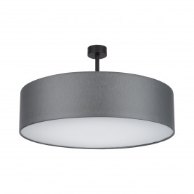 Plafon sufitowy z abażurem Rondo II 60cm grafitowy TK Lighting
