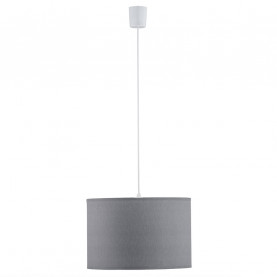Lampa wisząca z abażurem Rondo 30cm szara TK Lighting