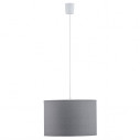 Lampa wisząca z abażurem Rondo 30cm szara TK Lighting