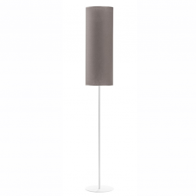 Lampa podłogowa z abażurem Rondo 25cm cappucino TK Lighting