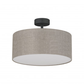 Plafon okrągły z lnianym abażurem Rondo II 40cm TK Lighting