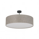 Plafon okrągły z lnianym abażurem Rondo II 60cm TK Lighting