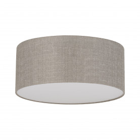 Plafon okrągły z lnianym abażurem Rondo 45cm TK Lighting