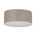 Plafon okrągły z lnianym abażurem Rondo 45cm TK Lighting