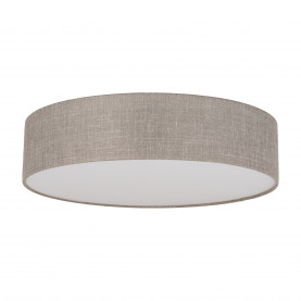 Plafon okrągły z lnianym abażurem Rondo 78cm TK Lighting