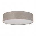 Plafon okrągły z lnianym abażurem Rondo 78cm TK Lighting