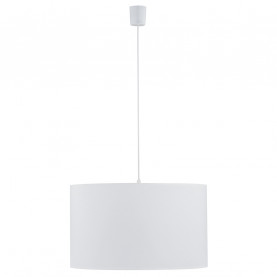 Lampa wisząca z abażurem Rondo 30cm biała TK Lighting