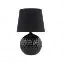 Lampa stołowa szklana dekoracyjna Santana czarna TK Lighting