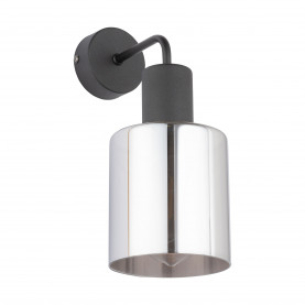 Kinkiet szklany Sierra grafit lustrzany / czarny TK Lighting