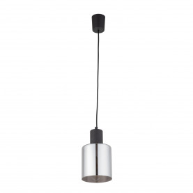 Lampa szklana wisząca Sierra 12cm grafit lustrzany / czarny TK Lighting