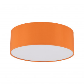Plafon okrągły z abażurem Nicola 38cm pomarańczowy TK Lighting